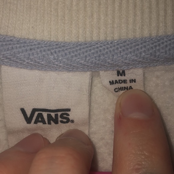 Mens Vans Patchwork Crewneck Sweatshirt - Medium - Picture 3 of 3